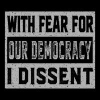 With Fear For Our Democracy Bold Statement Full-Length Apron With Pockets