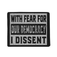 With Fear For Our Democracy Bold Statement Mousepad