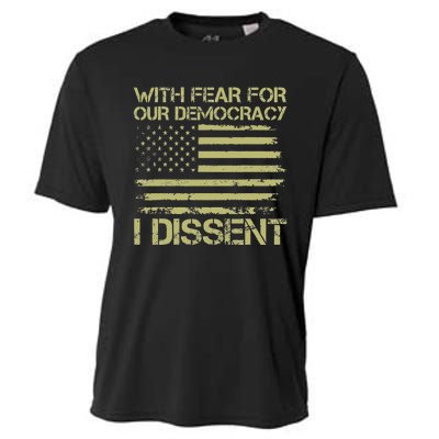 With Fear For Our Democracy Bold Statement Cooling Performance Crew T-Shirt