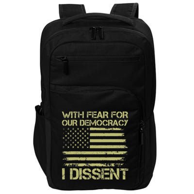With Fear For Our Democracy Bold Statement Impact Tech Backpack