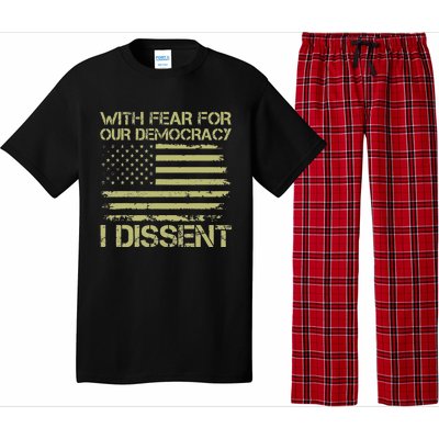 With Fear For Our Democracy Bold Statement Pajama Set