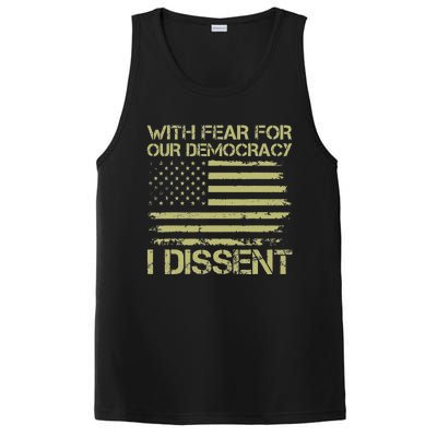 With Fear For Our Democracy Bold Statement PosiCharge Competitor Tank