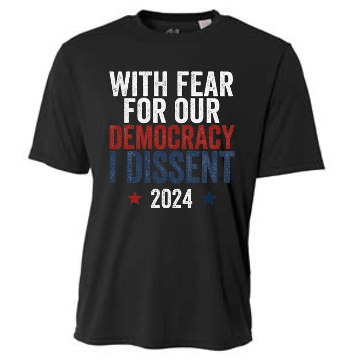 With Fear For Our Democracy Bold Statement Cooling Performance Crew T-Shirt