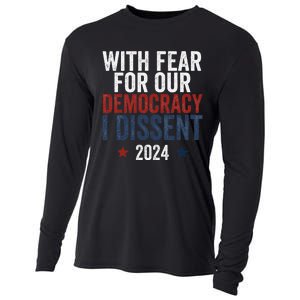 With Fear For Our Democracy Bold Statement Cooling Performance Long Sleeve Crew