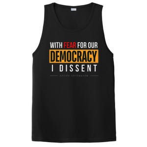 With Fear For Our Democracy Bold Statement PosiCharge Competitor Tank