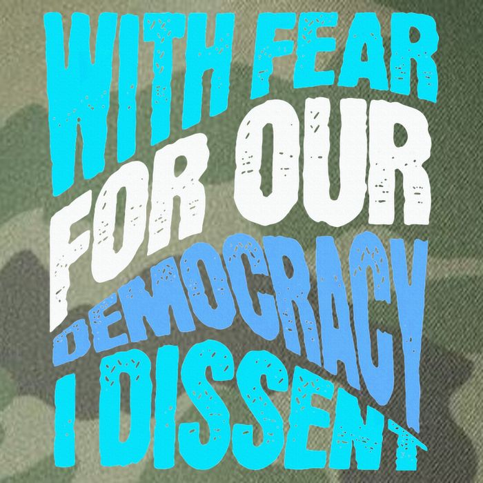 With Fear For Our Democracy I Dissent Legacy Tie Dye Trucker Hat