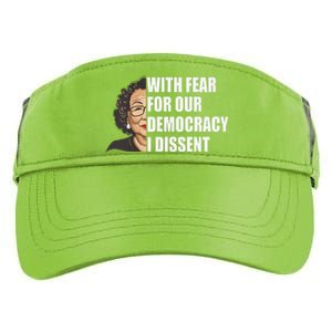 With Fear For Our Democracy I Dissent Justice Sotomayor Adult Drive Performance Visor