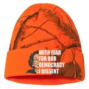 With Fear For Our Democracy I Dissent Justice Sotomayor Kati Licensed 12" Camo Beanie