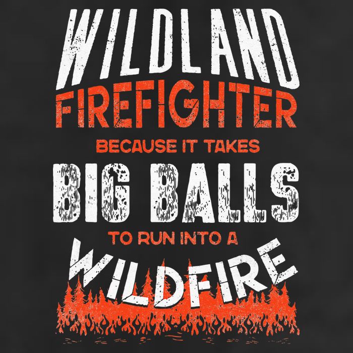 Wildland Firefighter Fireman Firefighting Quote Golf Towel