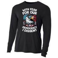 With Fear For Our Democracy I Dissent Cooling Performance Long Sleeve Crew