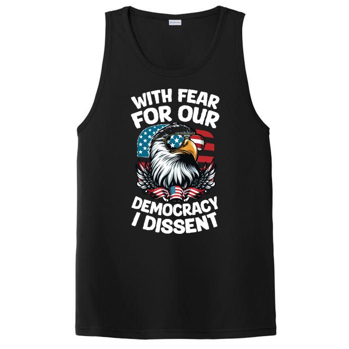 With Fear For Our Democracy I Dissent PosiCharge Competitor Tank