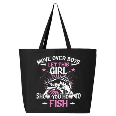 Womens Funny Fishing Let This Show You How To Fish 25L Jumbo Tote