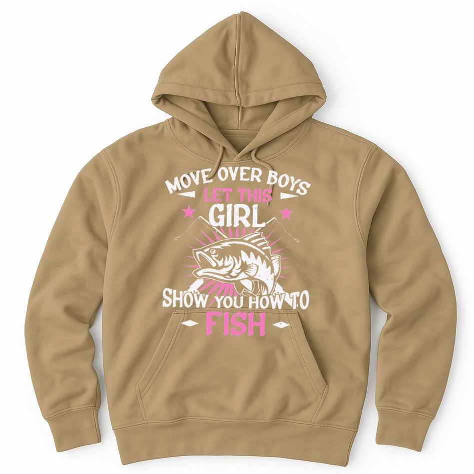 Womens Funny Fishing Let This Show You How To Fish Hoodie