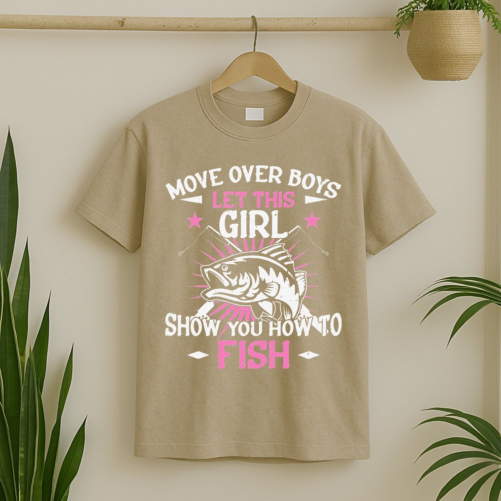 Womens Funny Fishing Let This Show You How To Fish T-Shirt