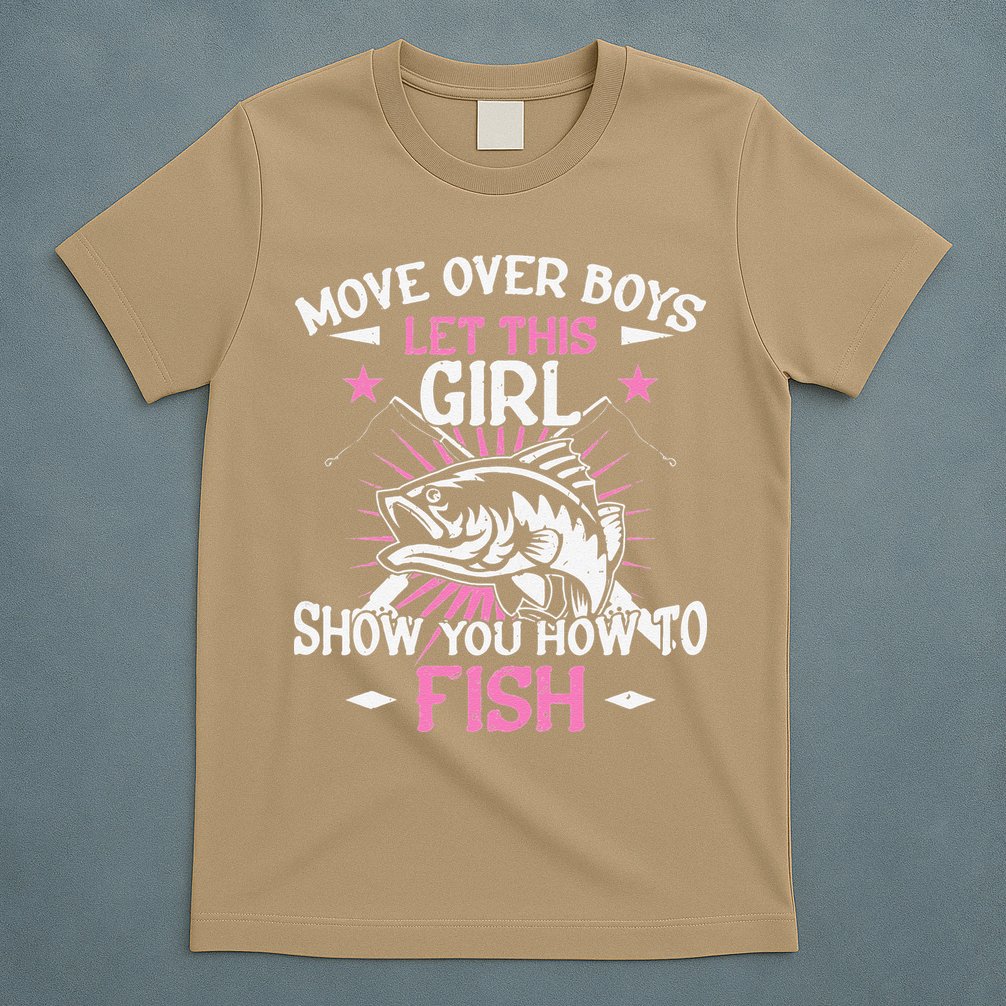 Womens Funny Fishing Let This Show You How To Fish T-Shirt