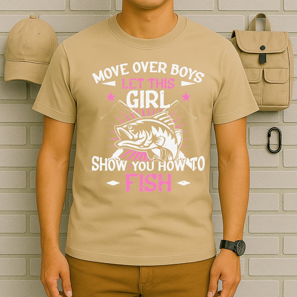 Womens Funny Fishing Let This Show You How To Fish T-Shirt