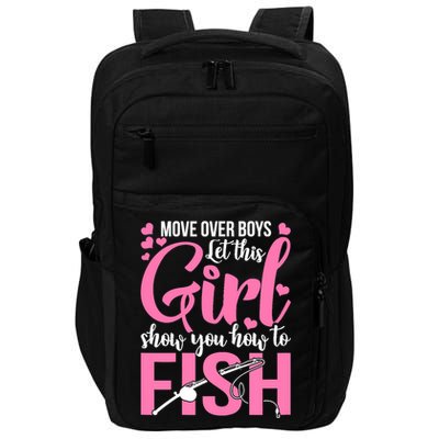 Wo Fishing for Girl Fish Bass Fishing Impact Tech Backpack