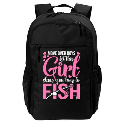 Wo Fishing for Girl Fish Bass Fishing Daily Commute Backpack