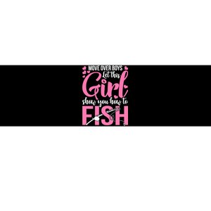 Wo Fishing for Girl Fish Bass Fishing Bumper Sticker