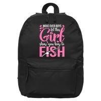 Wo Fishing for Girl Fish Bass Fishing 16 in Basic Backpack