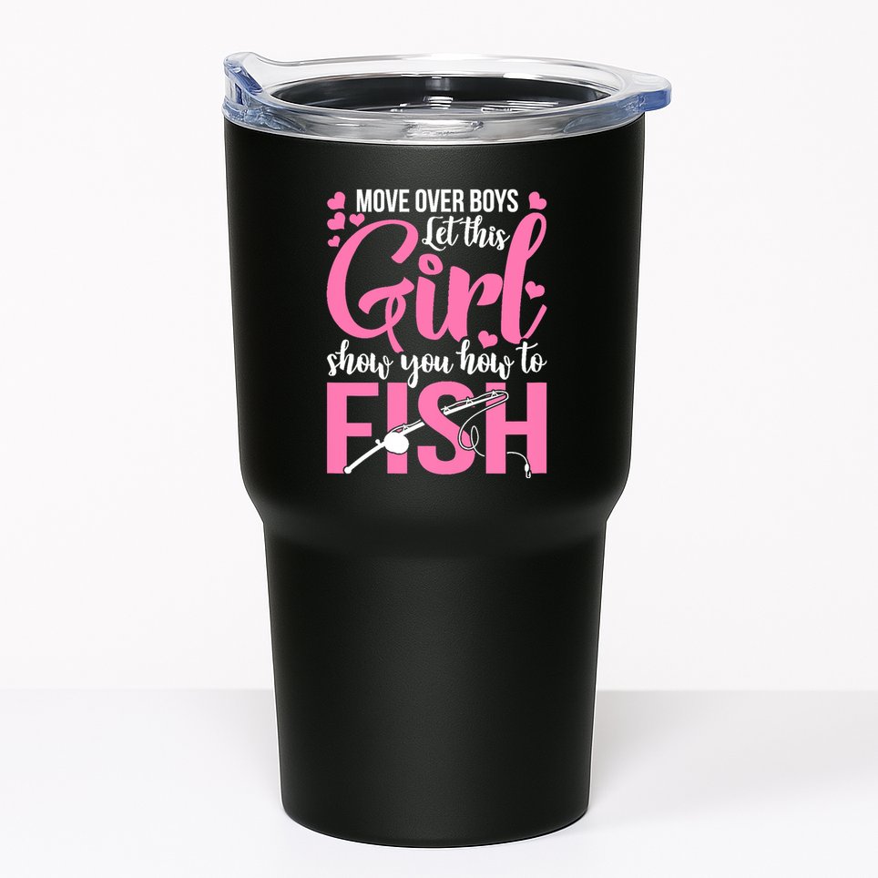 Wo Fishing for Girl Fish Bass Fishing Tumbler