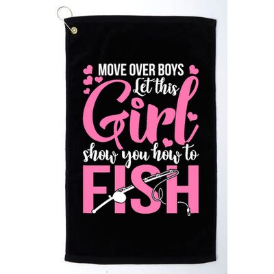 Wo Fishing for Girl Fish Bass Fishing Golf Towel