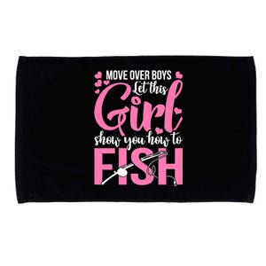 Wo Fishing for Girl Fish Bass Fishing Microfiber Hand Towel