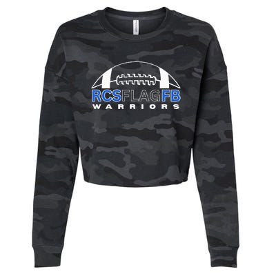 Warriors Flag Football Cropped Pullover Crew