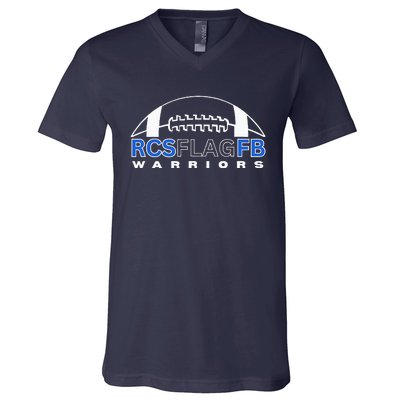 Warriors Flag Football V-Neck T-Shirt