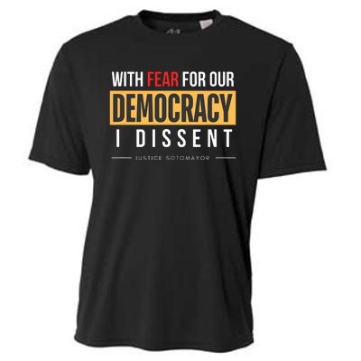 With Fear For Our Democracy Cooling Performance Crew T-Shirt