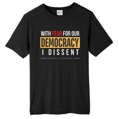 With Fear For Our Democracy Tall Fusion ChromaSoft Performance T-Shirt