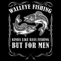 Walleye Fishing For Funny Fishing Bucket Hat