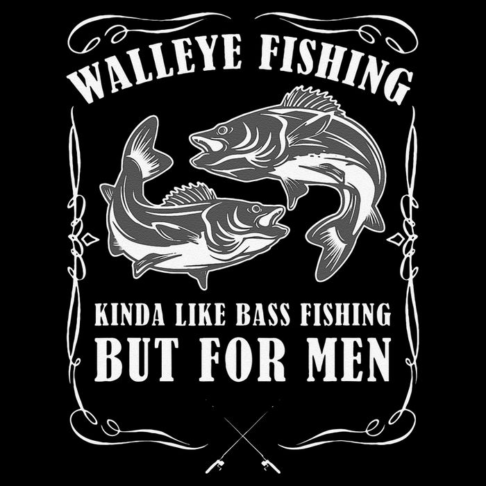 Walleye Fishing For Funny Fishing Bucket Hat
