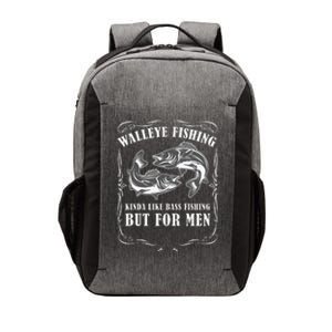 Walleye Fishing For Funny Fishing Vector Backpack