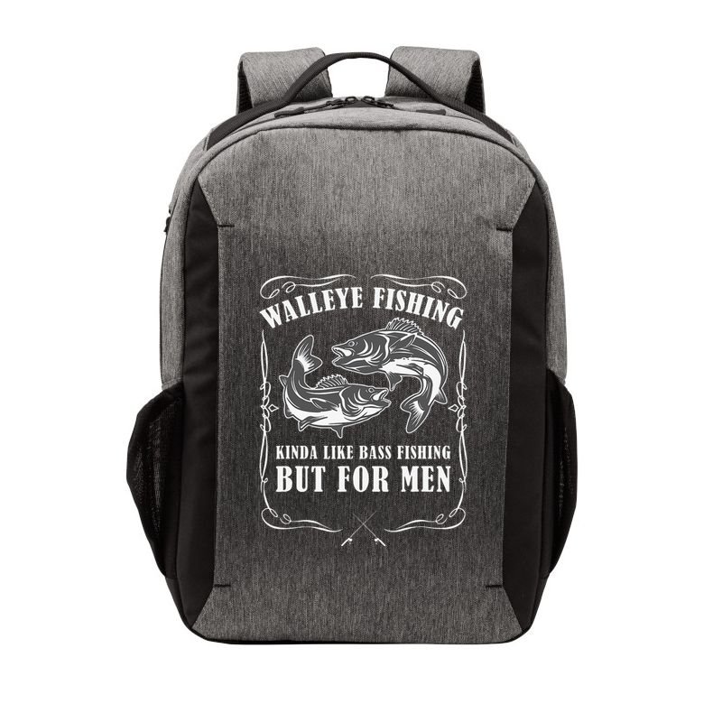 Walleye Fishing For Funny Fishing Vector Backpack