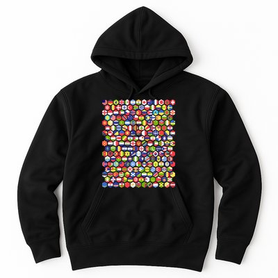 World Flags Flags Of The World Nations Flags Hoodie