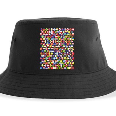 World Flags Flags Of The World Nations Flags Sustainable Bucket Hat
