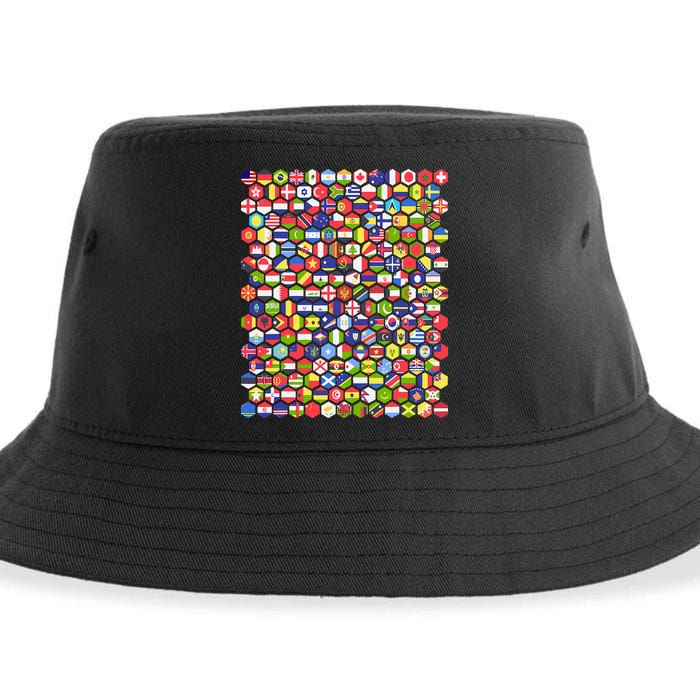 World Flags Flags Of The World Nations Flags Sustainable Bucket Hat