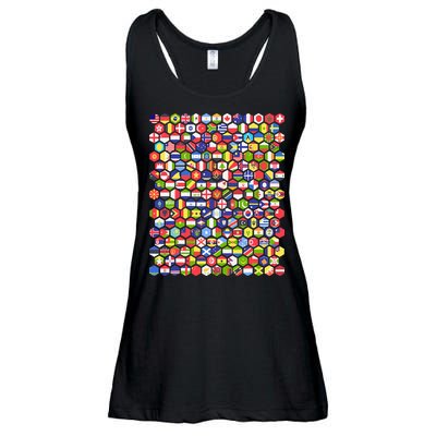World Flags Flags Of The World Nations Flags Ladies Essential Flowy Tank