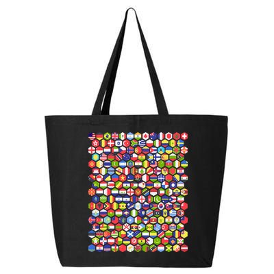 World Flags Flags Of The World Nations Flags 25L Jumbo Tote