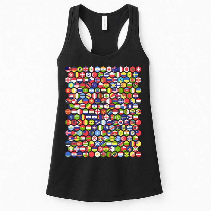 World Flags Flags Of The World Nations Flags Womens Tank Top