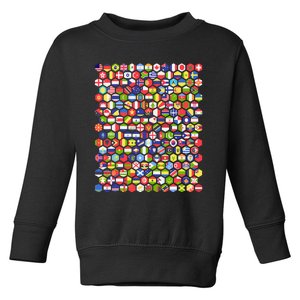 World Flags Flags Of The World Nations Flags Toddler Sweatshirt