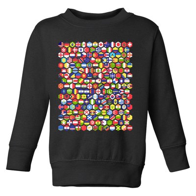 World Flags Flags Of The World Nations Flags Toddler Sweatshirt