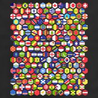 World Flags Flags Of The World Nations Flags Trucker Hat