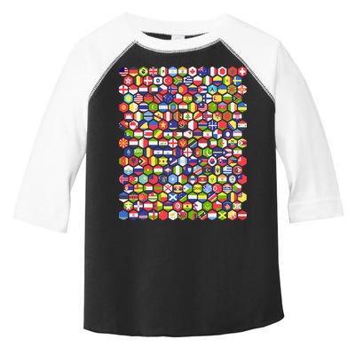World Flags Flags Of The World Nations Flags Toddler Fine Jersey T-Shirt