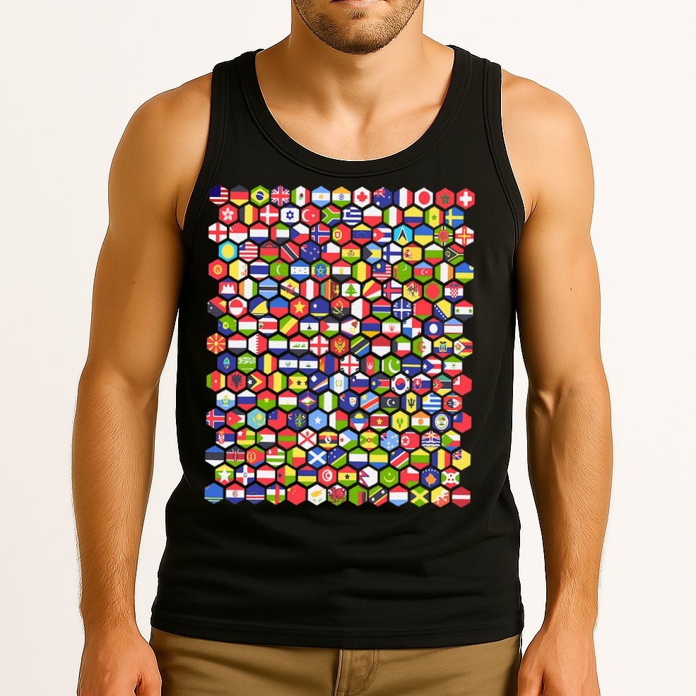 World Flags Flags Of The World Nations Flags Tank Top