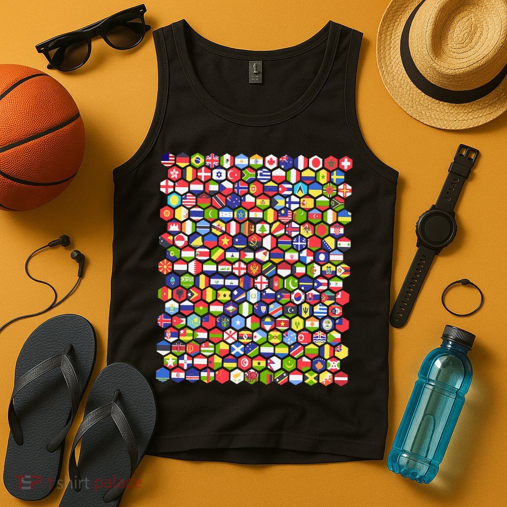 World Flags Flags Of The World Nations Flags Tank Top