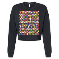 World Flags Flags Of The World Nations Flags Cropped Pullover Crew