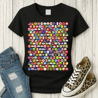 World Flags Flags Of The World Nations Flags Womens T-Shirt