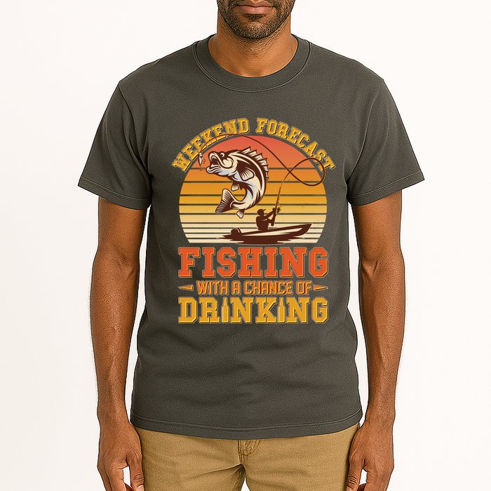 Weekend Forcast Fishing With A Chance Of Drinking Tall T-Shirt